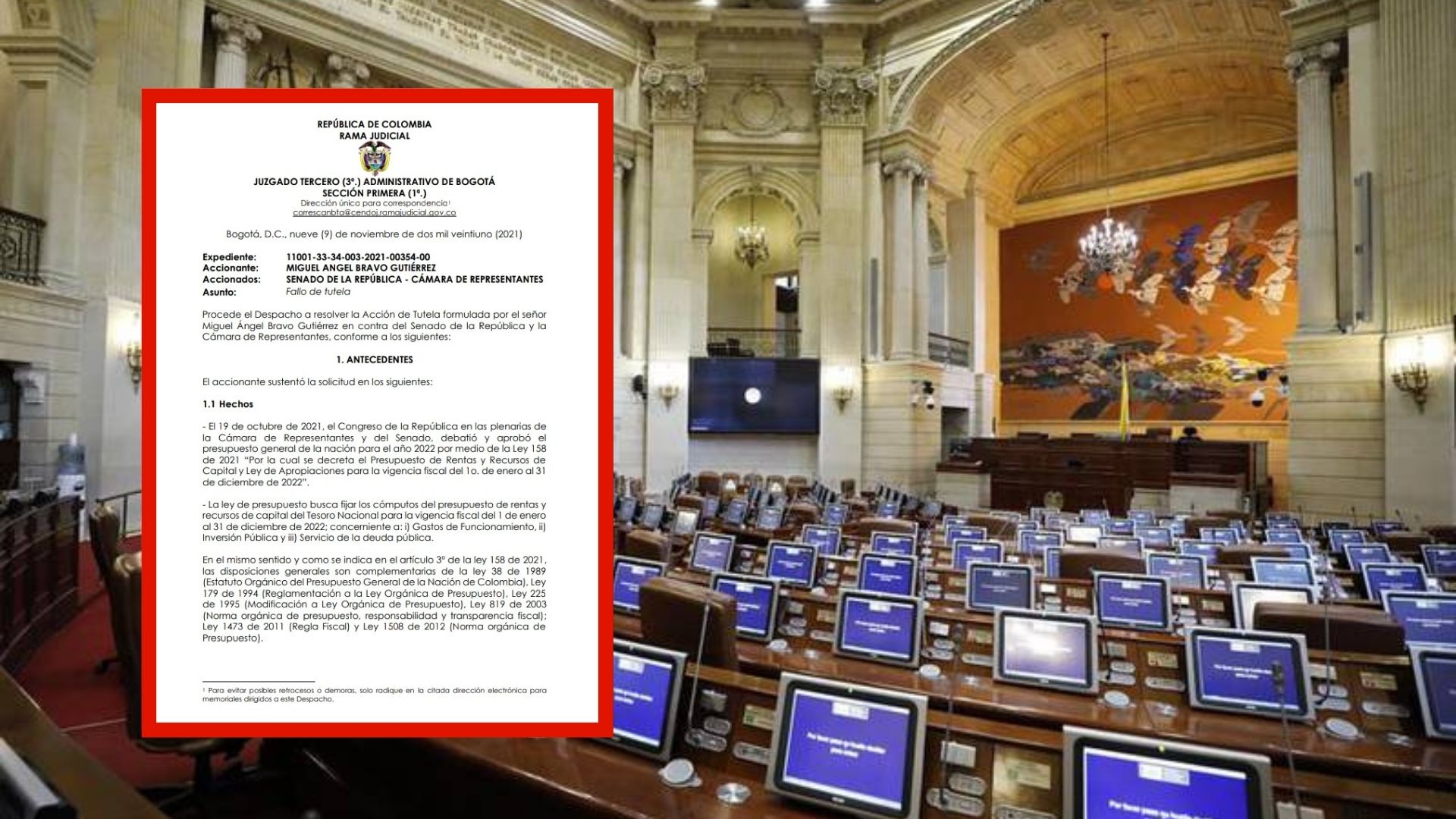 Juez de Bogotá ordena a Duque suspender cambio a la Ley de Garantías