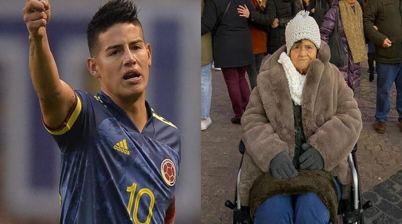 El mensaje de James Rodríguez para despedir a su difunta abuela