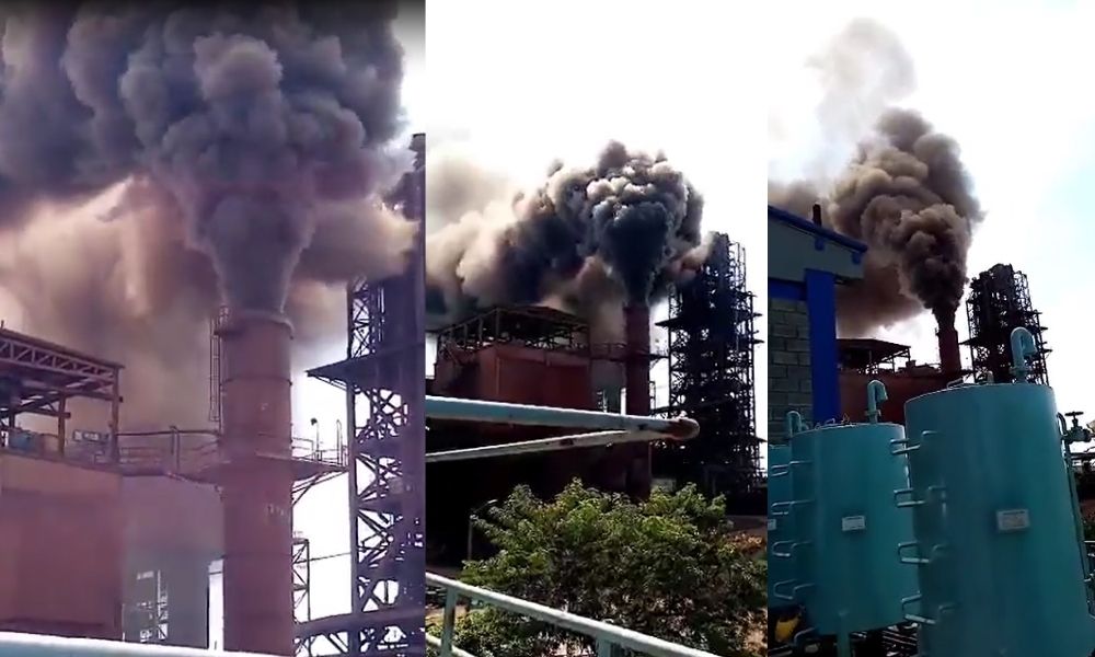 En video: impresionante nube de humo expulsa mina de níquel en Montelíbano