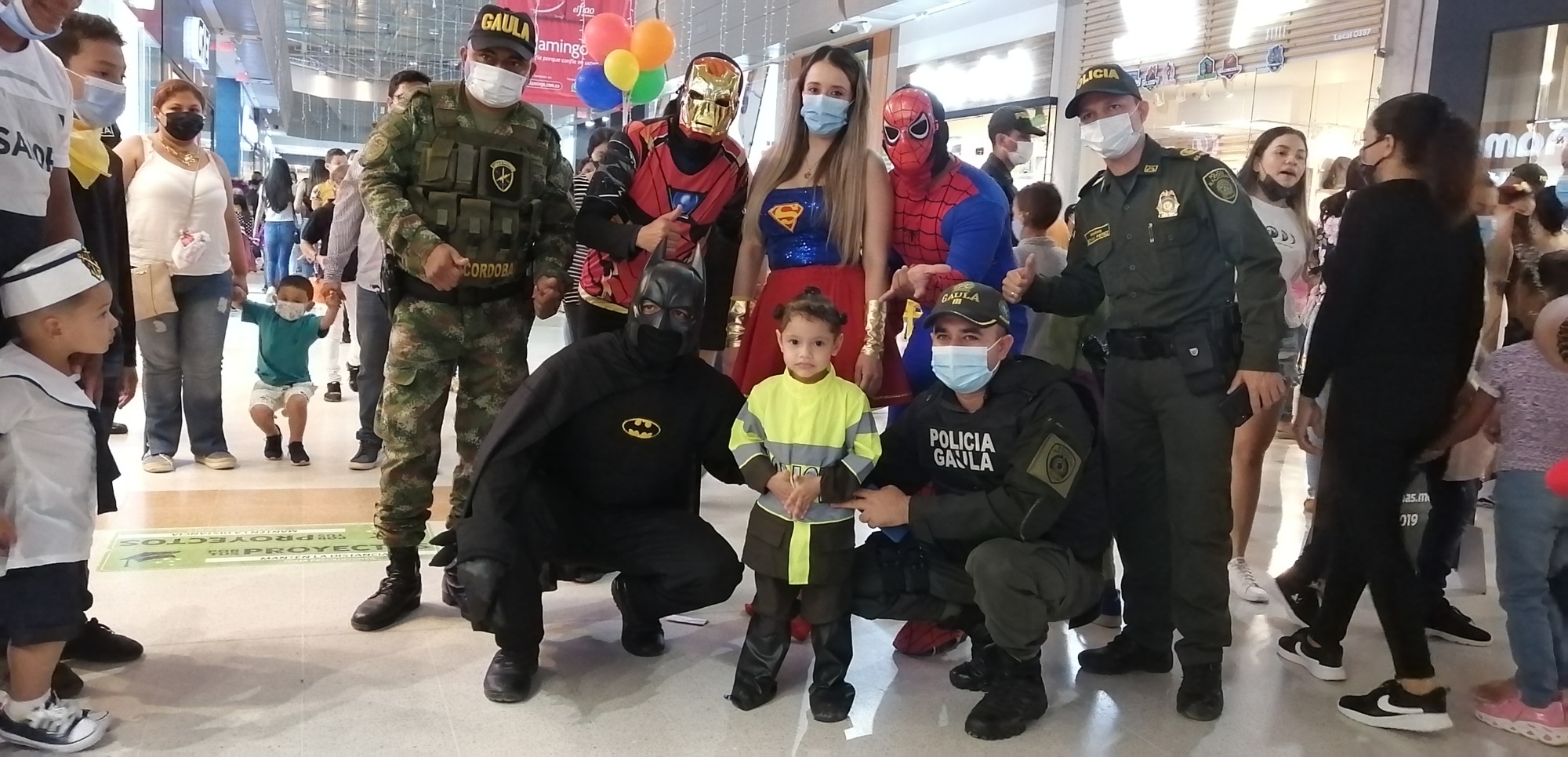 Gaula de Córdoba acompañó actividades durante la celebración del día dulce de los niños