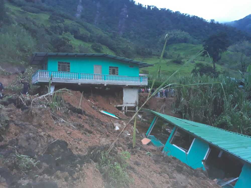 Deslizamiento de tierra dejó 20 personas desaparecidas en Mellama, Nariño
