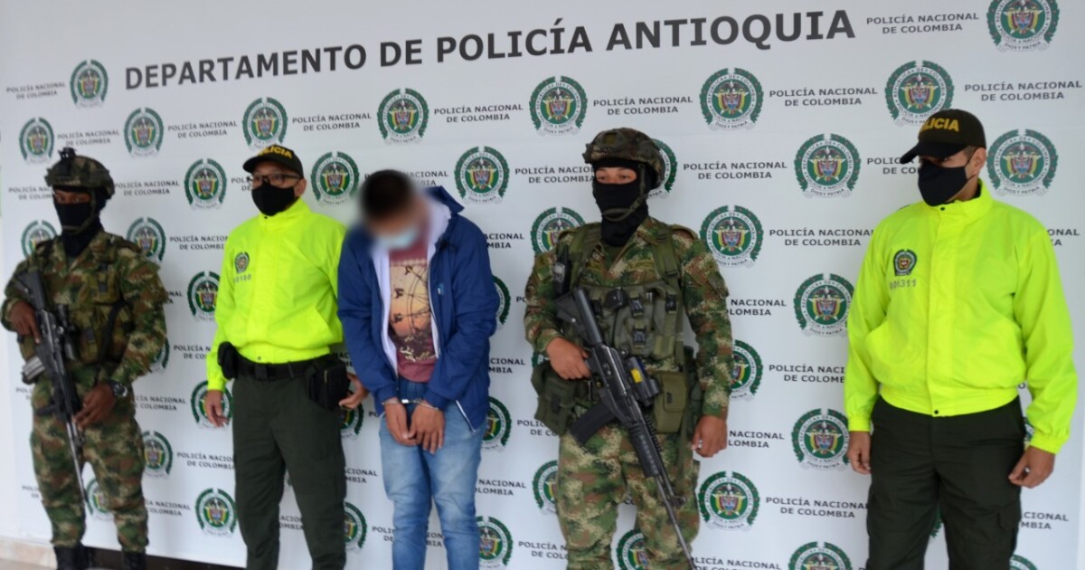 Cayó ‘Mono Caña’, presunto responsable de la muerte de dos policías en Antioquia