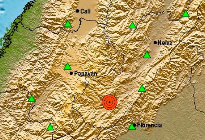 Este viernes fuerte temblor sacudió al Huila y el sur del país