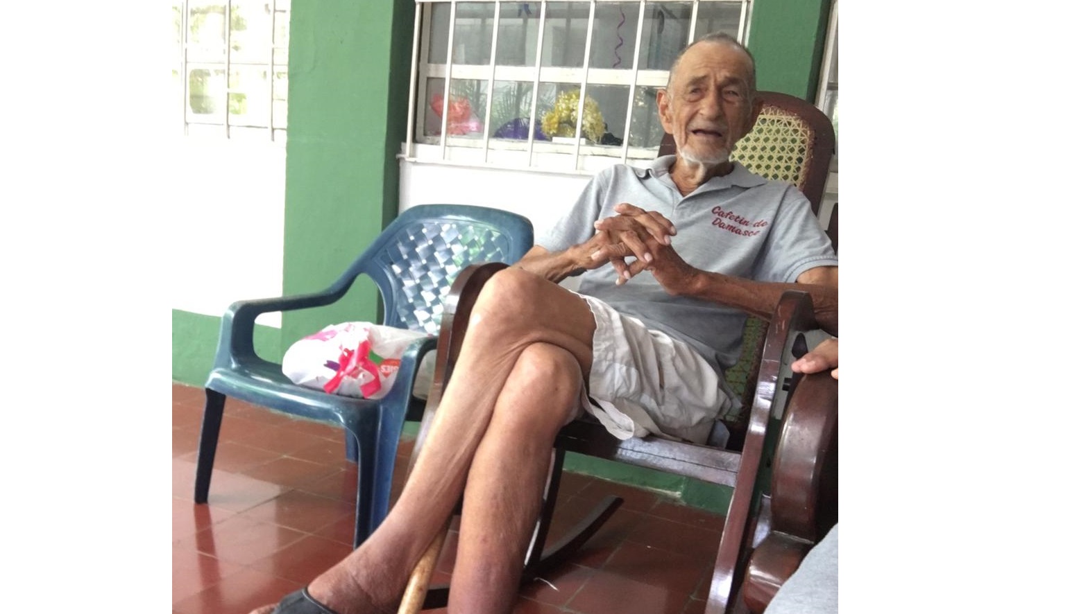 El abuelito que fue abandonado en Montería ya está en el asilo