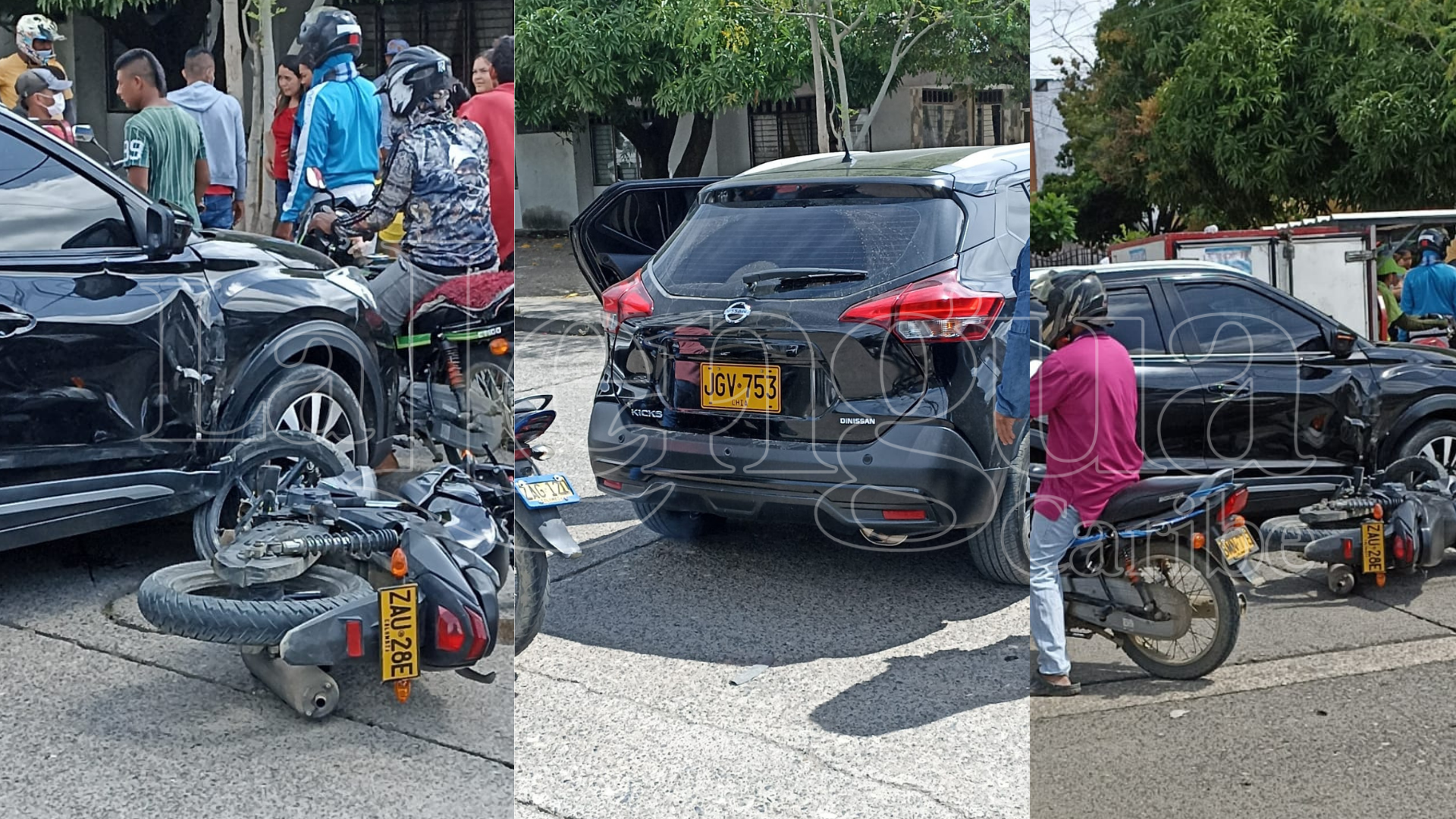 Camioneta embistió a motociclista en El Centro de Montería