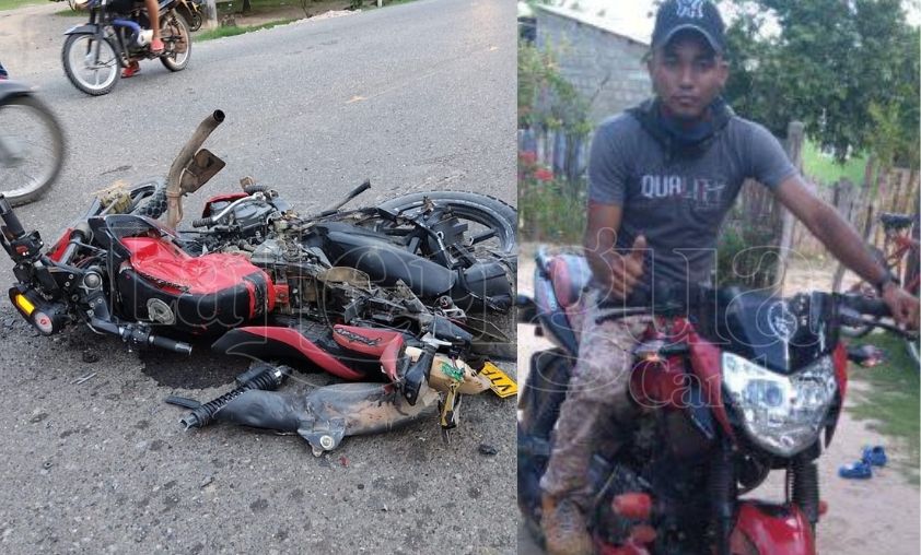 Falleció tras chocar su motocicleta con un camión en ‘La apartada’ de Valencia