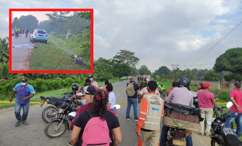 Motociclista murió tras impactar contra una camioneta en la vía Cereté – Lorica