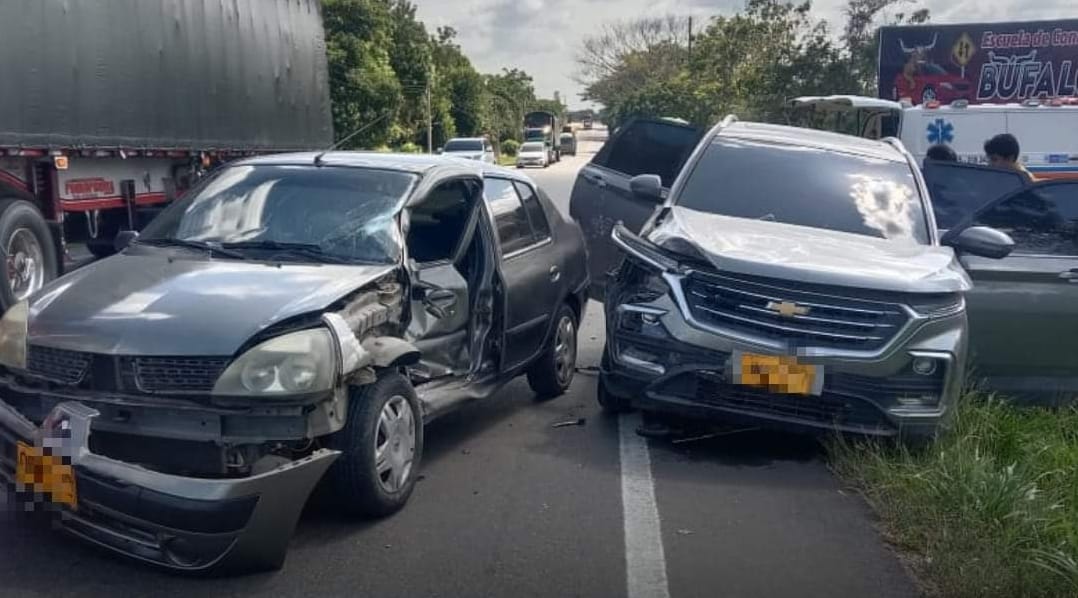 Un herido en aparatoso accidente de tránsito en la vía Sahagún – Chinú