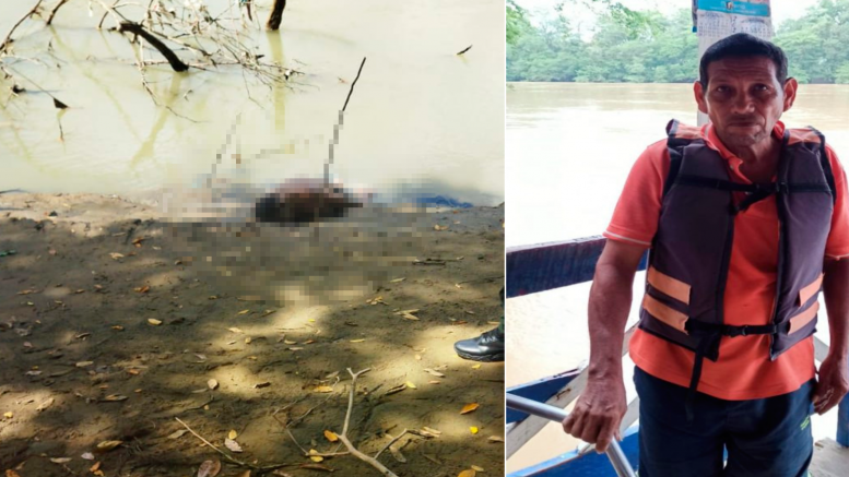 Con heridas de arma blanca hallan cadáver del cuidandero del planchón de la 28 en el río Sinú