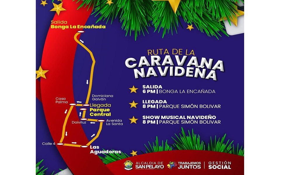 Gran caravana navideña de Luz y Esperanza en San Pelayo
