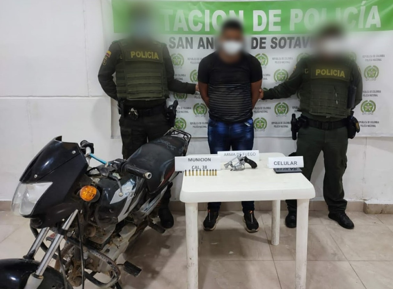 Capturan a alias ‘Javi’, temido sicario en San Andrés de Sotavento