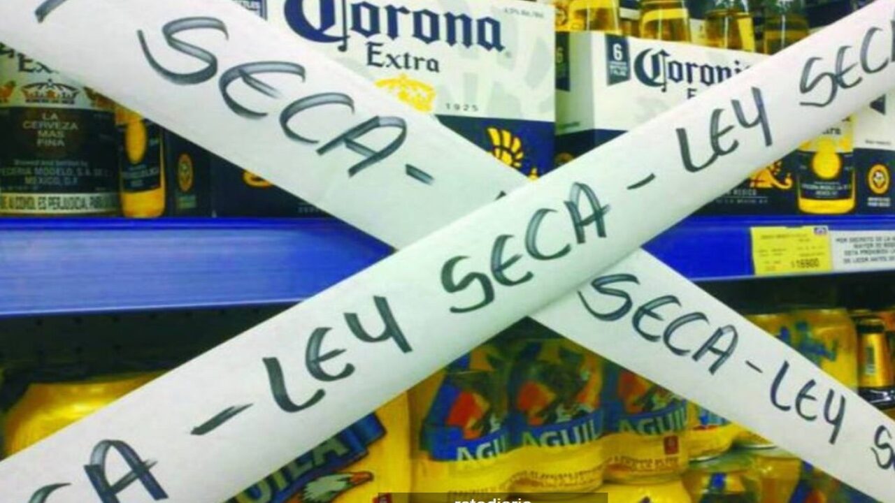 Recuerde, este domingo hay ley seca por elecciones de Consejos de Juventud