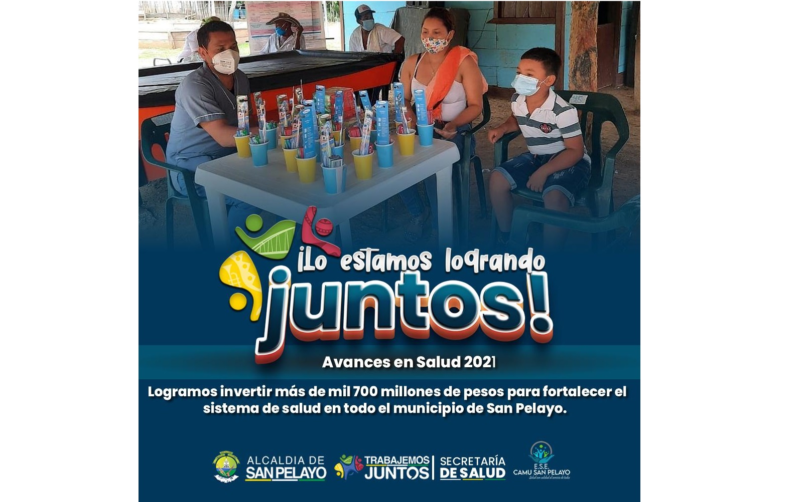 El sistema de Salud se fortaleció en San Pelayo en 2021