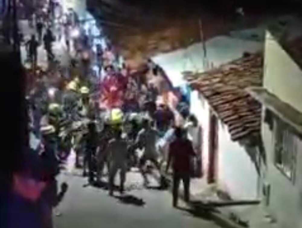 Asonada contra la Policía dejó cinco heridos en Cartago, Valle