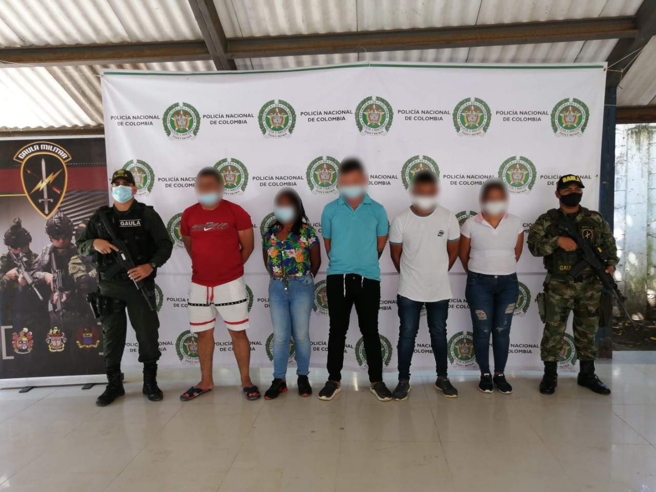 Capturan a cinco presuntos extorsionistas en zona Costanera y el Bajo Sinú cordobés