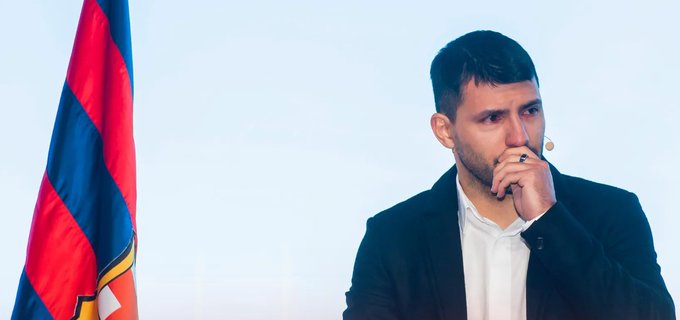 “Primero es la salud”, Agüero anunció su retiro del fútbol profesional por un problema cardiaco