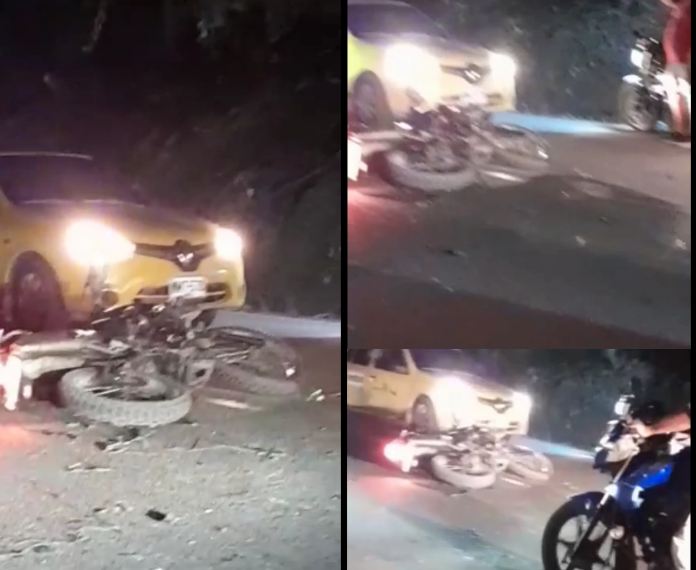 Un herido en aparatoso accidente de tránsito en la vía Lorica – San Bernardo del Viento