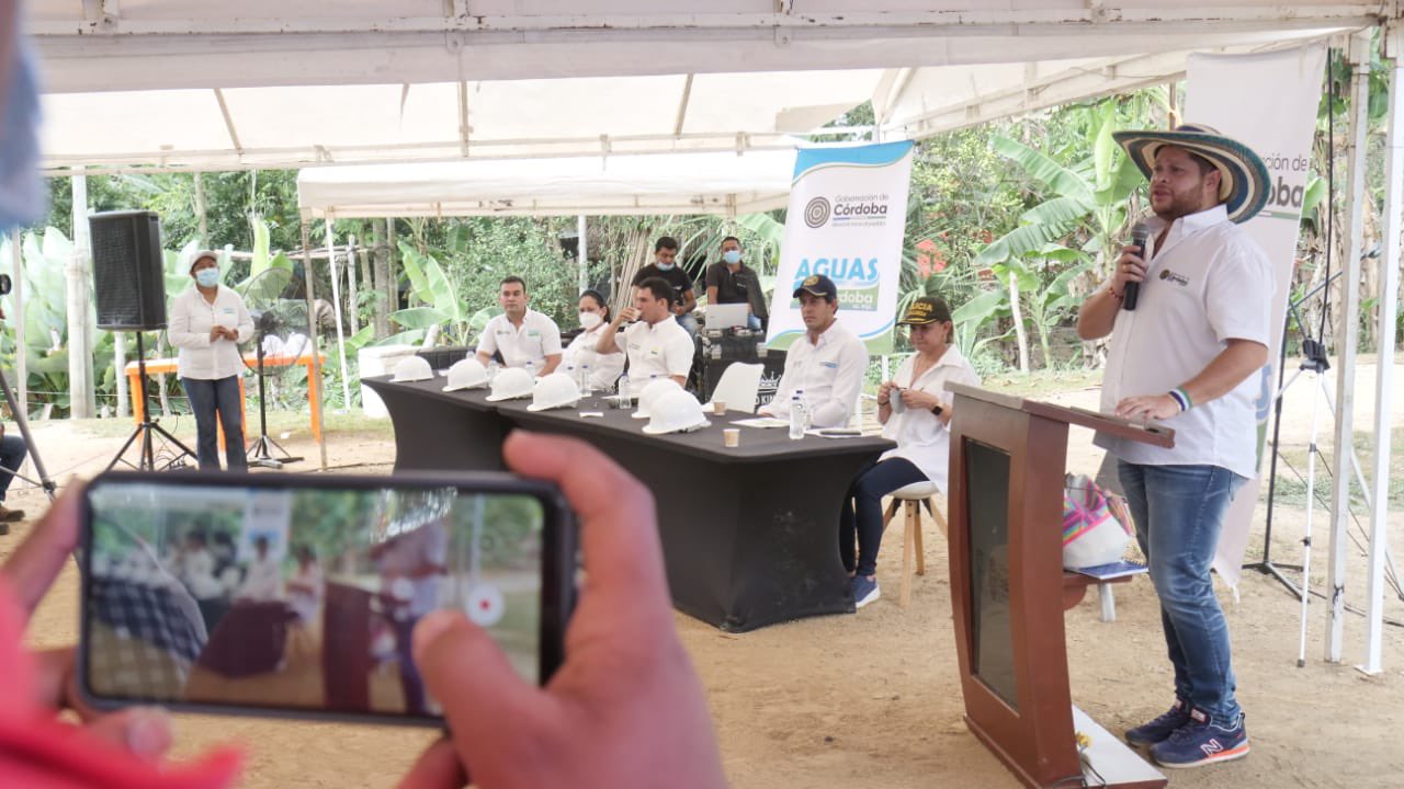 Empezaron las obras para la optimización del acueducto regional de Cereté y San Carlos