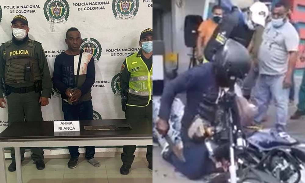 Capturaron al hombre que agredió salvajemente a motociclista en Montería