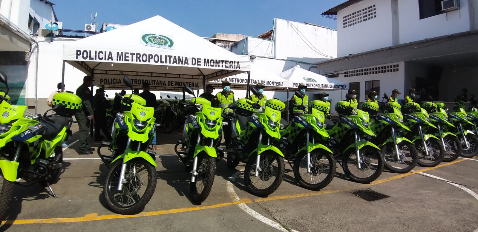 Unidad de 45 hombres llega a Montería para fortalecer pie de fuerza de Policía