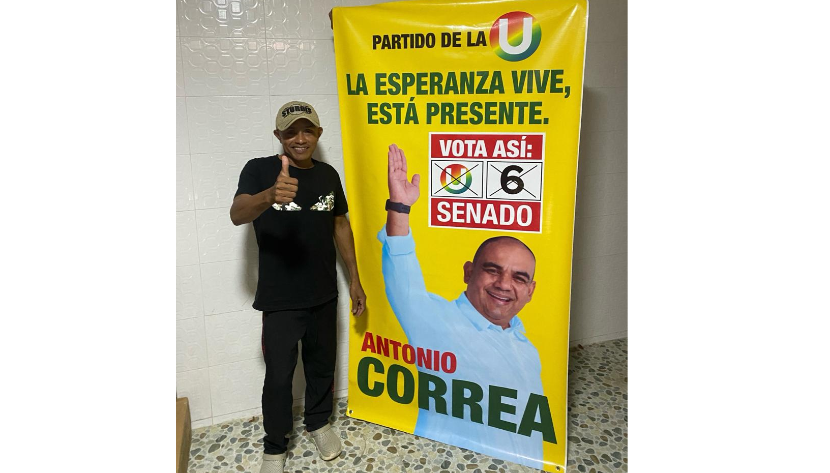 Líder comunitario «Napo» Pabuena se unió a la campaña de Antonio Correa