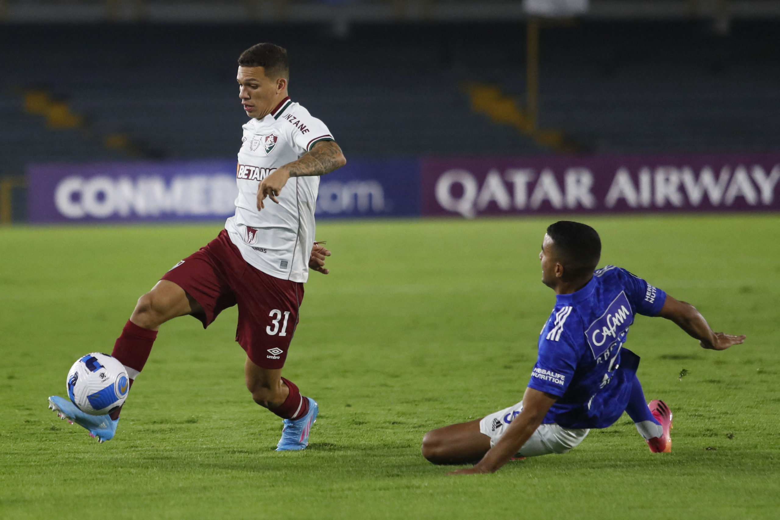 Traspié de Millonarios en su debut en la Libertadores, cayó en casa ante Fluminense