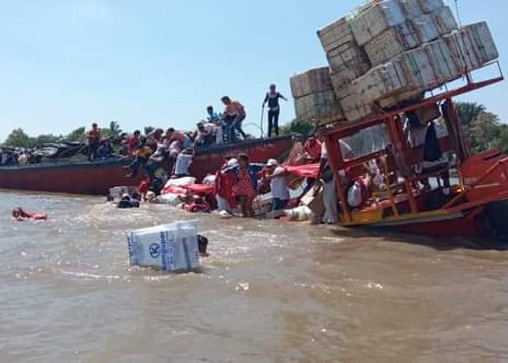 Nueva emergencia en Magangué, rescatan a 44 pasajeros tras choque de dos embarcaciones en el río Magdalena