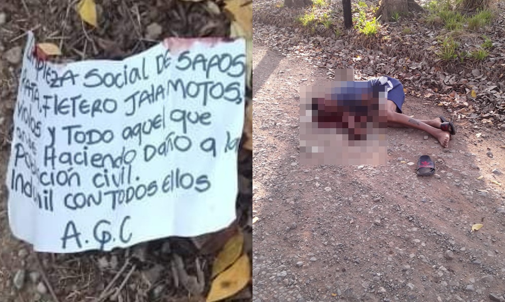 Lo mataron y dejaron un panfleto en la vía Montería – Guateque