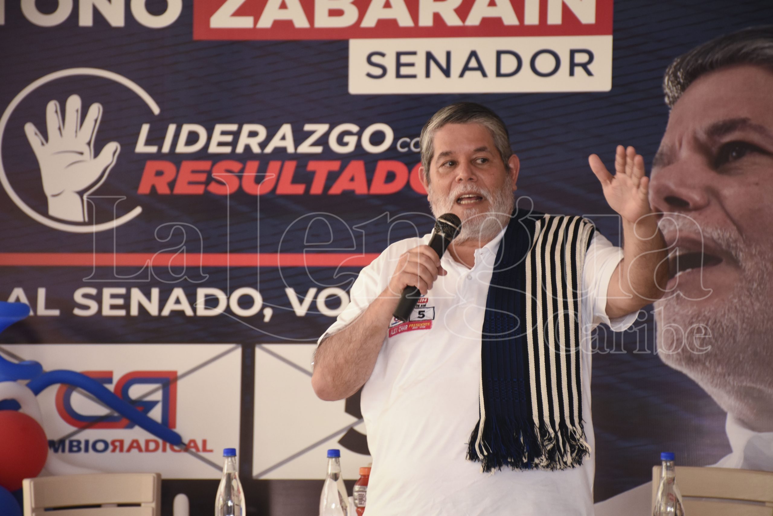 Masivo respaldo al candidato al Senado ‘Toño’ Zabarain en Montería