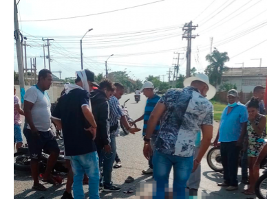 Motociclista atropelló a un hombre en Cereté