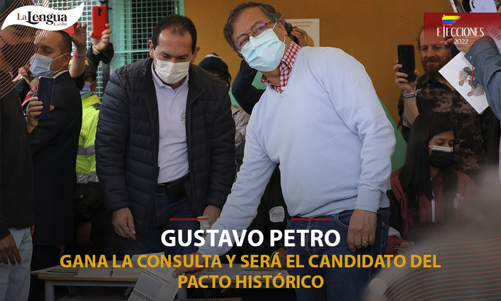 Es candidato presidencial, Gustavo Petro ganó la consulta por el Pacto Histórico