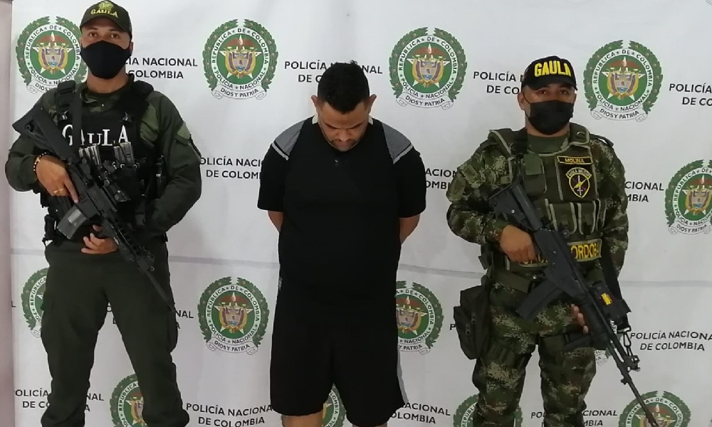 Cayó ‘El Viejo’, habría participado en secuestro de reconocido abogado en zona rural de Montería