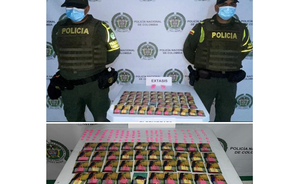 Incautan 154 dosis de droga sintética que viajaban en calidad de encomienda en la vía Montería – Lorica