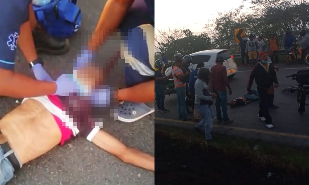 Adulto mayor murió tras ser atropellado por una motocicleta en el Segundo Anillo Vial de Montería