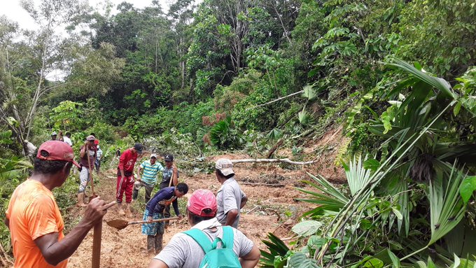 Ocho veredas en Tierralta quedaron incomunicadas tras deslizamiento de tierra