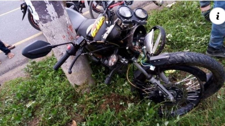 Choque de motocicletas dejó tres heridos en la vía Cereté – San Pelayo