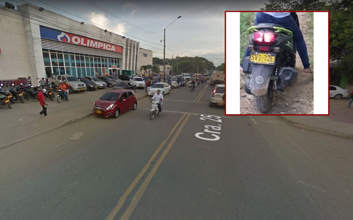 Sujetos armados encañonaron y le robaron la moto a una mujer que paseaba a su hija en Lorica
