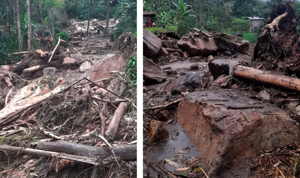 Tres muertos dejó fuerte avalancha en Viotá, Cundinamarca
