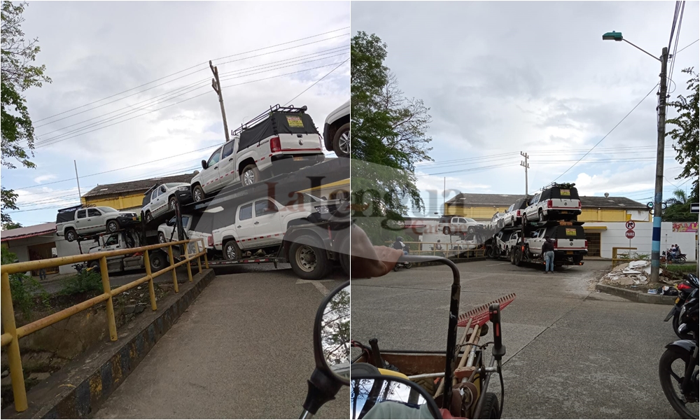 Tractomula tipo ‘niñera’ causó monumental trancón en el sur de Montería