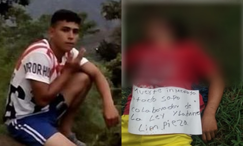 “Muerte inmediata a todo sapo colaborador de la ley y ladrones”: matan a un joven en Planeta Rica y dejan panfleto