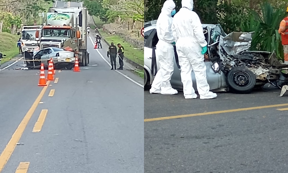 Un muerto dejó choque de automóvil y un camión en la vía Montería – Arboletes