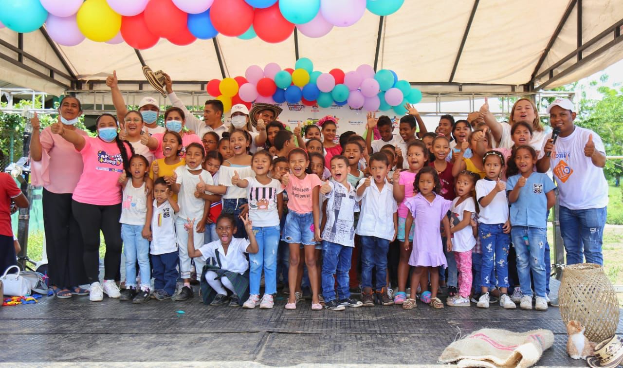 Educando y recreando: más de mil niños y niñas disfrutaron de “Jugando con amor” en Montería