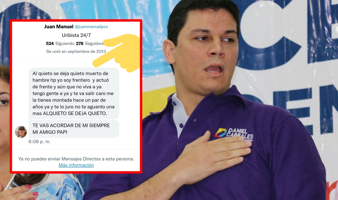 Hermano del actual embajador de Colombia en República Dominicana amenazó de muerte al periodista Diego Muskus