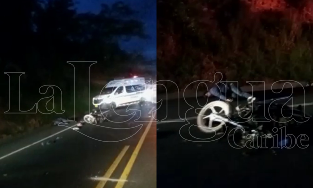 ‘Carro fantasma’ atropelló y mató a un motociclista en la vía Montería – Patio Bonito