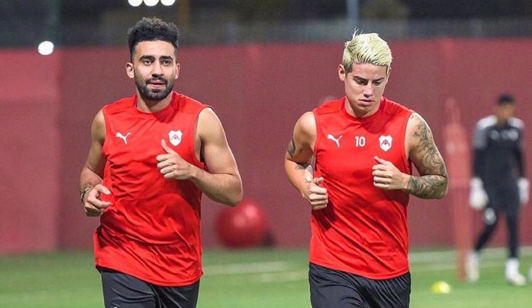 Con futuro incierto, James regresó a los entrenamientos con Al-Rayyan