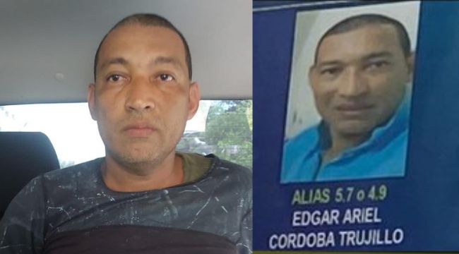 Fue capturado nuevamente alias ‘5.7’, cabecilla del Clan del Golfo que se habría fugado de Clínica en Montería