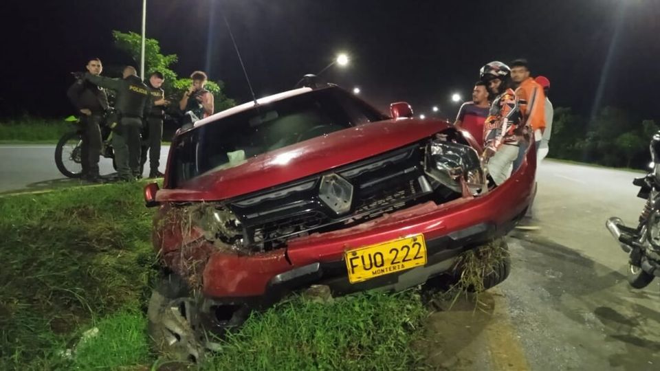 Aparatoso accidente en el norte de Montería