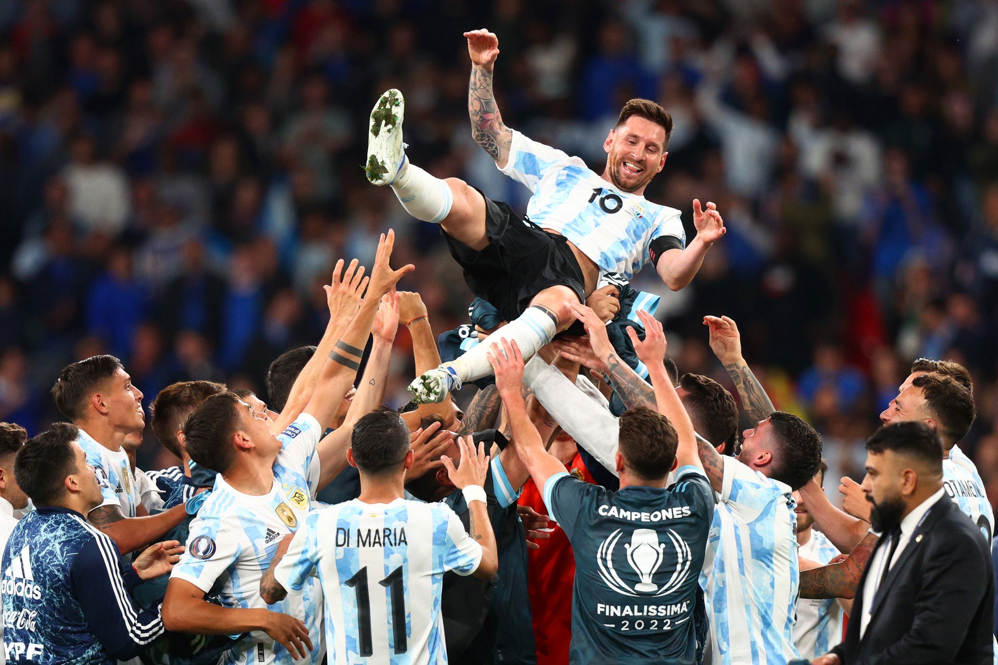 Argentina destrozó a Italia y se consagró campeón de la Finalissima 2022