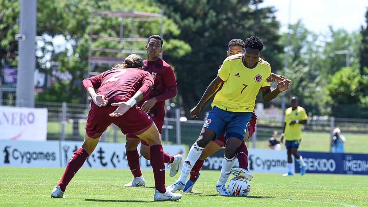 La Selección Colombia perdió ante Venezuela y se despidió en las ‘semis’ del Maurice Revello de Toulon