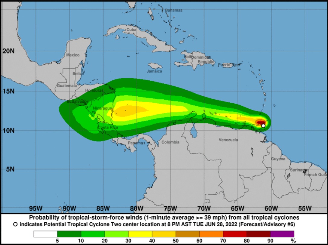 Estas son las recomendaciones para los monterianos tras la alerta nacional por formación de ciclón Two en la costa caribe